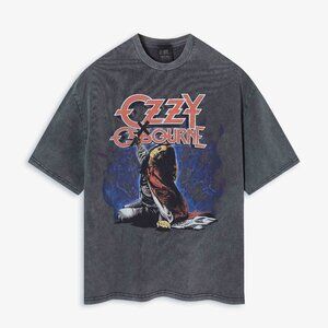 Ozzy Osbourne Themed Washed T - shirt
